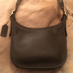 Great color! Authentic Vintage Coach Olive Green